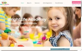 BrightLife Academy website