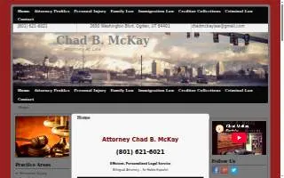 Chad B. McKay Law Firm website
