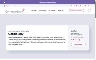 CommonSpirit Cardiology Jordan Valley of West Jordan website