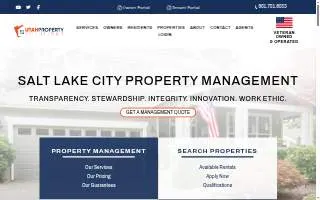Utah Property Solutions of West Jordan website