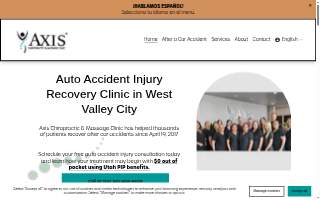 Axis Chiropractic & Massage Clinic – AUTO ACCIDENT RECOVERY