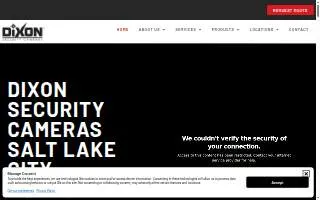 Dixon Security Cameras of West Valley City website