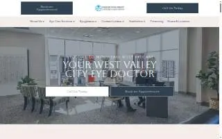 Mountain West Eyecare website