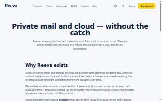 Reeva Pharmacy website