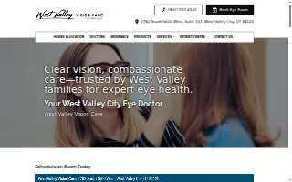West Valley Vision Care website