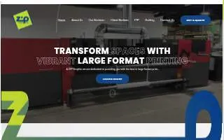 Zip Graphic website
