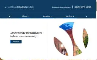 Medical Hearing Clinic website