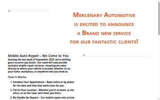 Mercenary Automotive