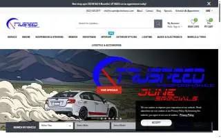 TruSpeed Performance website