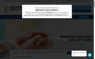 Alexandria Medical Associates website