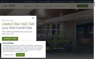 Cogir of Old Town Alexandria website
