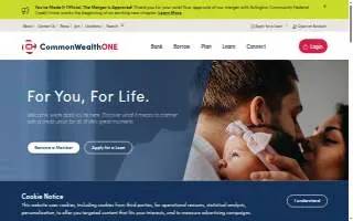CommonWealth One Federal Credit Union of Alexandria website