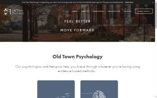 Old Town Psychology website