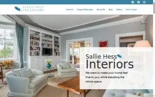 Sallie Hess Interiors website