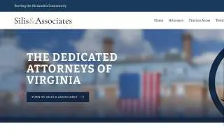 Silis & Associates website