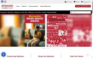 Stocks Furniture of Alexandria website