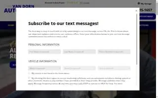 Van Dorn Auto Repair website