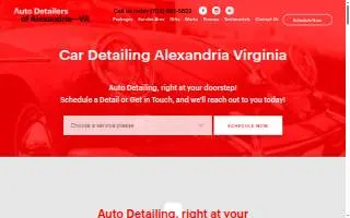 Auto Detailers of Alexandria website