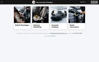 Barcroft Auto Detailing of Annandale website