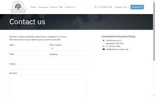 Cornerstone Financial