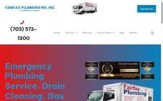 Fairfax Plumbing NV Inc. website