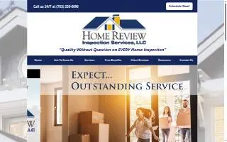 Home Review Inspection Services, LLC of Annandale website