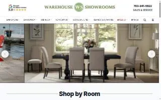 Warehouse Showrooms Furniture of Annandale website