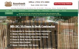 Accokeek Fence & Deck