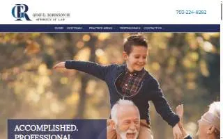 Gene Robinson Law, PLC website