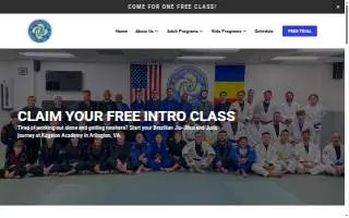 Kogaion Academy Brazilian Jiu-Jitsu & Judo website