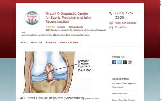 Nirschl Orthopaedic Center of Arlington