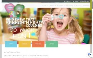 Chatting Children Speech and Language Center, LLC website