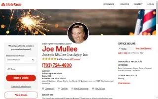 Joe Mullee - State Farm Insurance Agent website