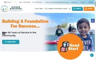 Higher Horizons Early Head Start - 7 Corners website