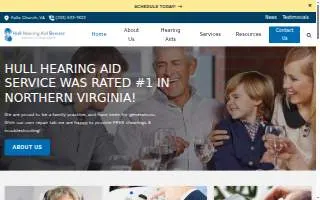 Hull Hearing Aid Service Inc. website