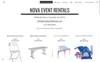 NoVa Event Rentals of Bailey's Crossroads
