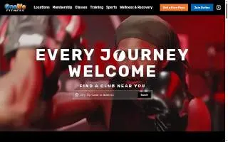 Onelife Fitness - Skyline of Bailey's Crossroads website