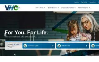 VHC Health OB/GYN - Arlington website