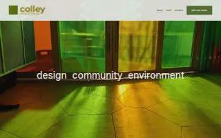 Colley Architects, P.C. website