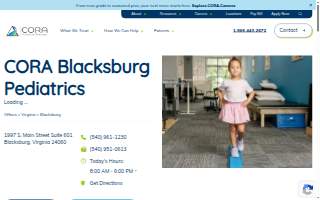 CORA Physical Therapy Blacksburg Pediatrics