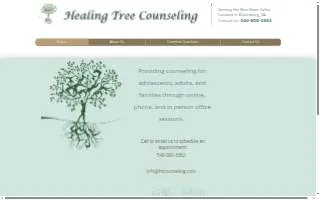 Healing Tree Counseling, Inc. website
