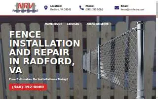 NRV Fence & Handrail, LLC website
