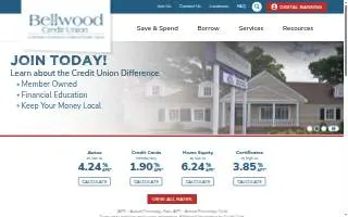 Bellwood Credit Union website