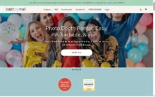Booth By Mail website