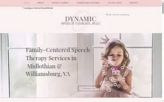 Dynamic Speech Therapy, PLLC website