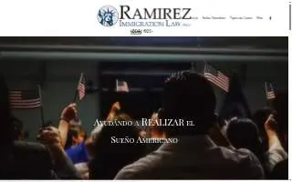 Ramirez Immigration Law, PLLC of Bon Air website