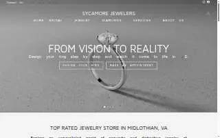 Sycamore Jewelers of Bon Air website