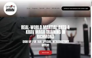WIN Martial Arts website
