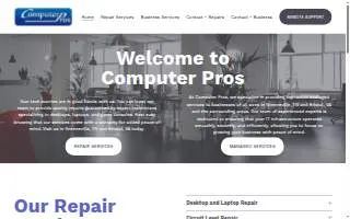 Computer Pros of Bristol website