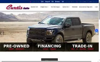 Curtis Auto, Inc. website